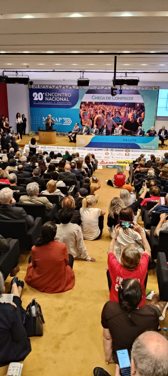 Sindjufe-BA participa do 20º Encontro Nacional de Aposentados e Pensionistas do MOSAP, em Brasília