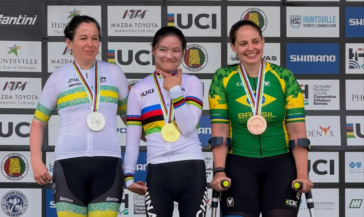 Brasil encerra Mundial de paraciclismo de estrada nos EUA com cinco medalhas conquistadas