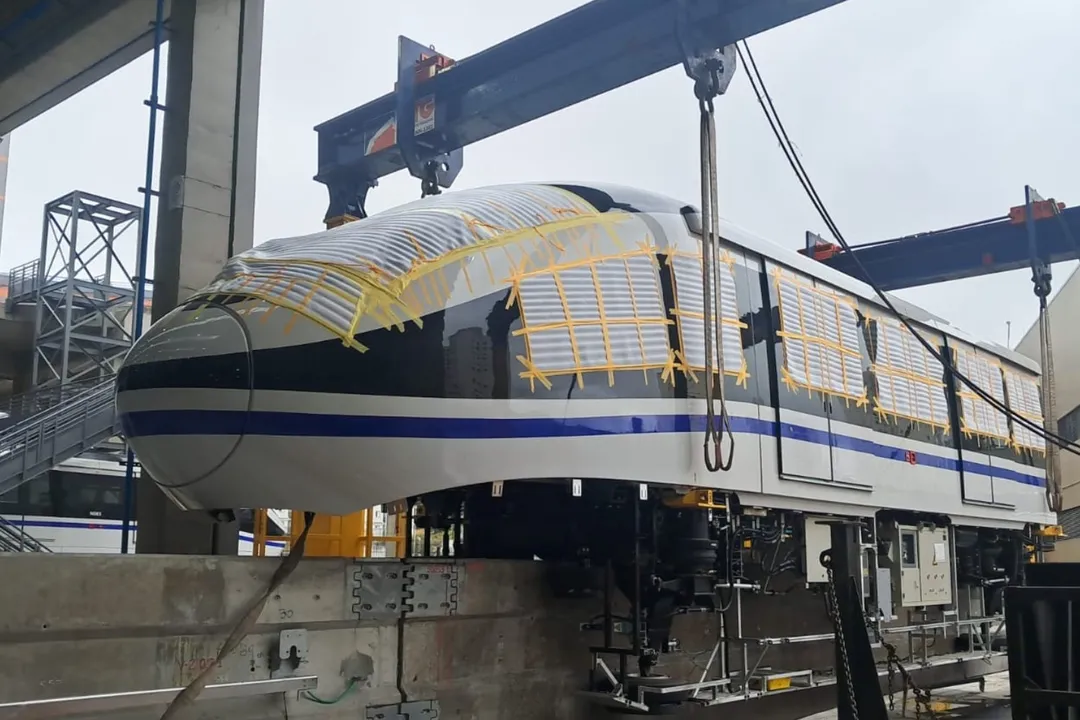 Metrô de SP recebe último trem da BYD e completa frota da Linha 17-Ouro de monotrilho