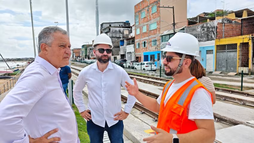 Rui Costa anuncia conclusão em até quatro meses do projeto de expansão do VLT até Alagoinhas