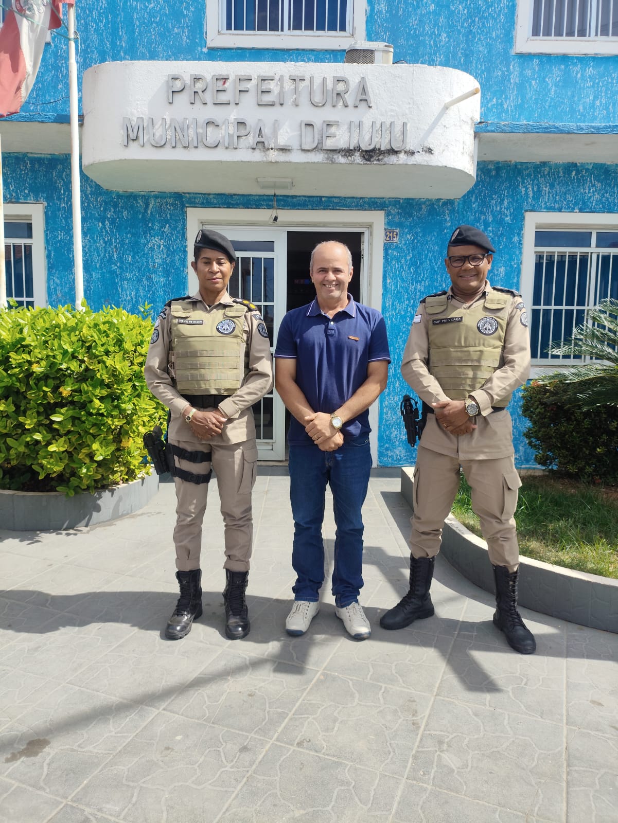 Comandante do 17º BPM realiza visita ao Pelotão de Iuiú