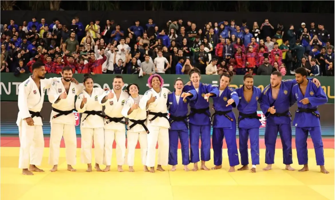 Brasil derrota Alemanha por 5 a 1 e conquista título no retorno do Desafio Internacional de Judô
