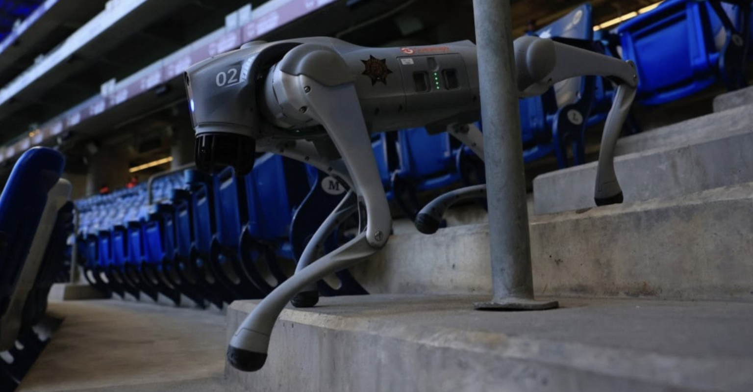 Com visão noturna e câmeras, cães-robôs vão patrulhar arredores dos estádios na Copa