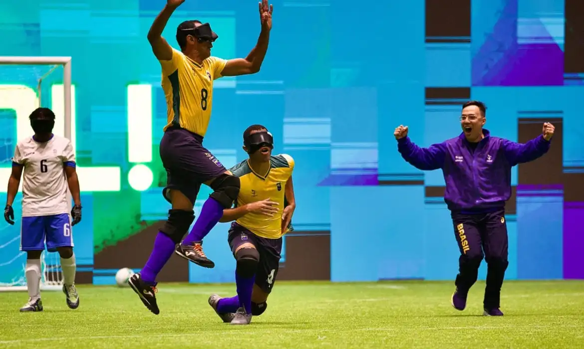 Brasil vence Colômbia por 3 a 0 e conquista o heptacampeonato invicto da Copa América de Futebol de Cegos