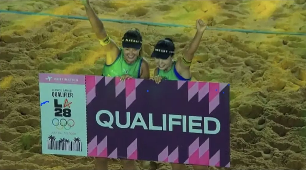 Brasil assegura vagas olímpicas no vôlei de praia masculino e feminino para Los Angeles 2028