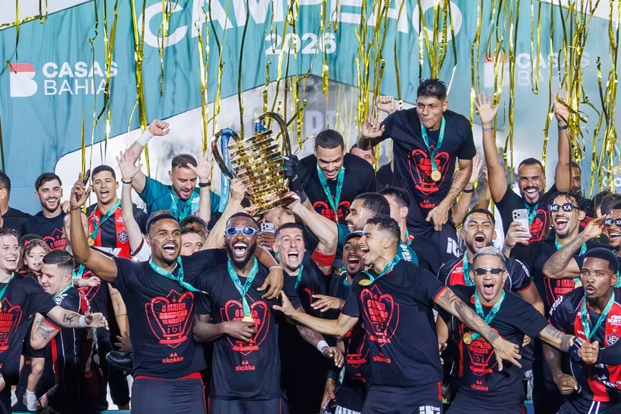 Vitória vira sobre o Fortaleza no Barradão e conquista o pentacampeonato da Copa do Nordeste