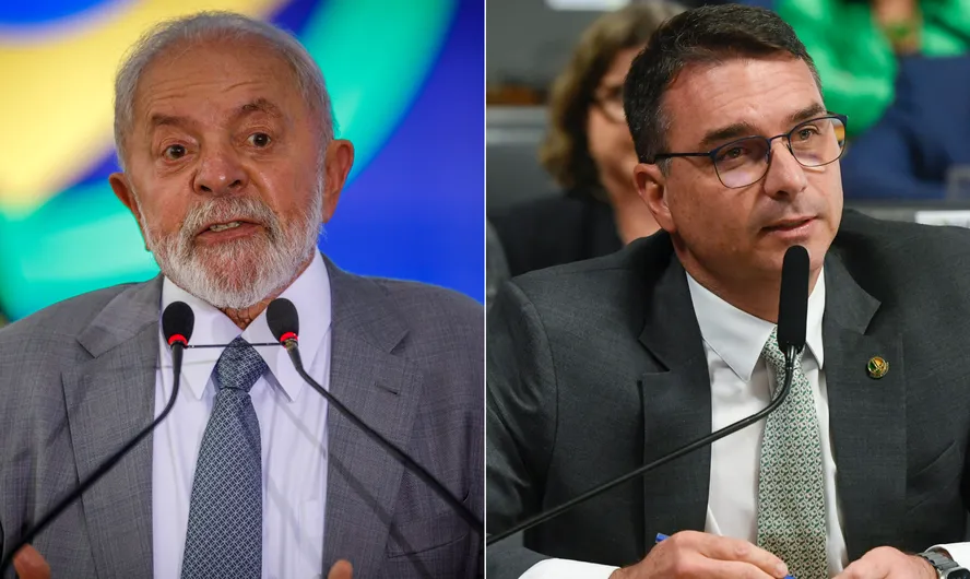 Crise diplomática e embate político: Flávio processa Lula por ameaça após fala em Goiás